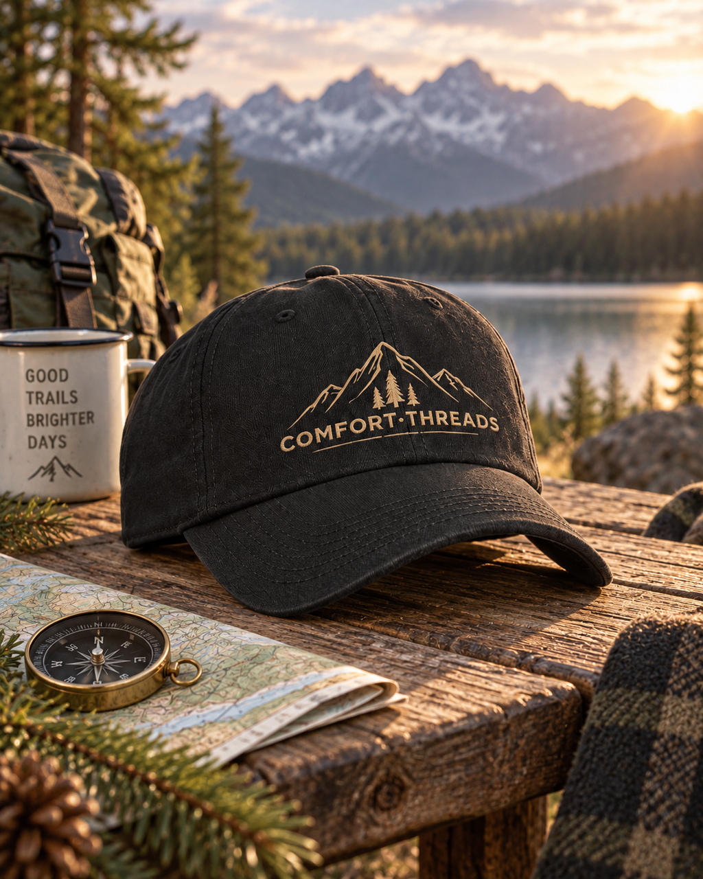 Classic Low-Profile Adjustable Cotton Twill Hat