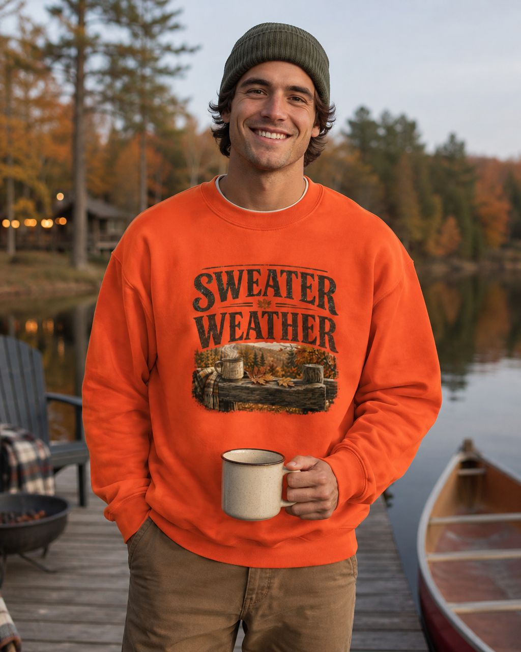 Sweater Weather Sweatshirt | Cozy Vintage Fall Crewneck