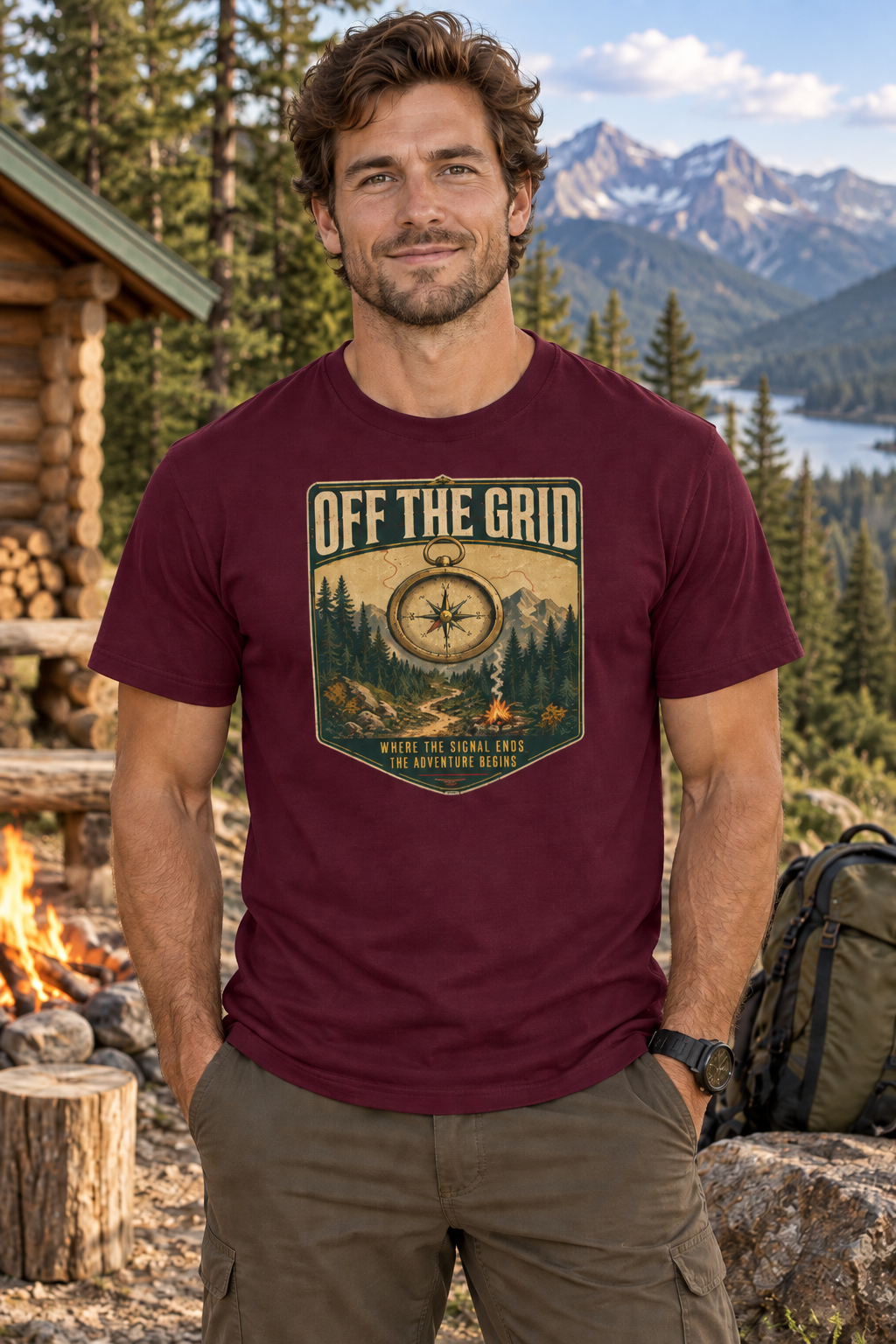 Off the Grid Adventure Graphic Tee