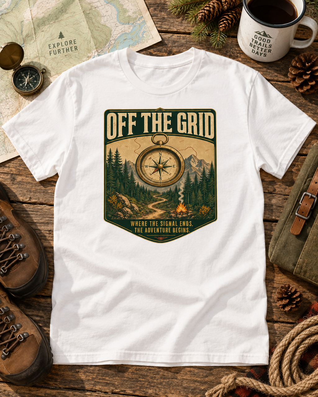 Off the Grid Adventure Graphic Tee