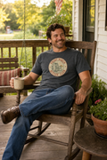 Vintage Front Porch Graphic T-Shirt | Front Porch Sittin' Club Unisex Cotton Tee
