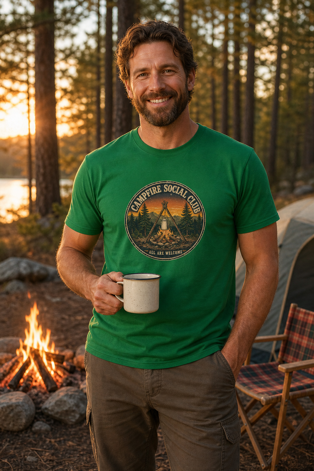 Campfire Social Club Outdoor Lifestyle Tee
