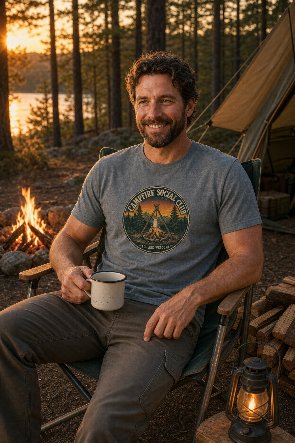 Campfire Social Club Outdoor Lifestyle Tee