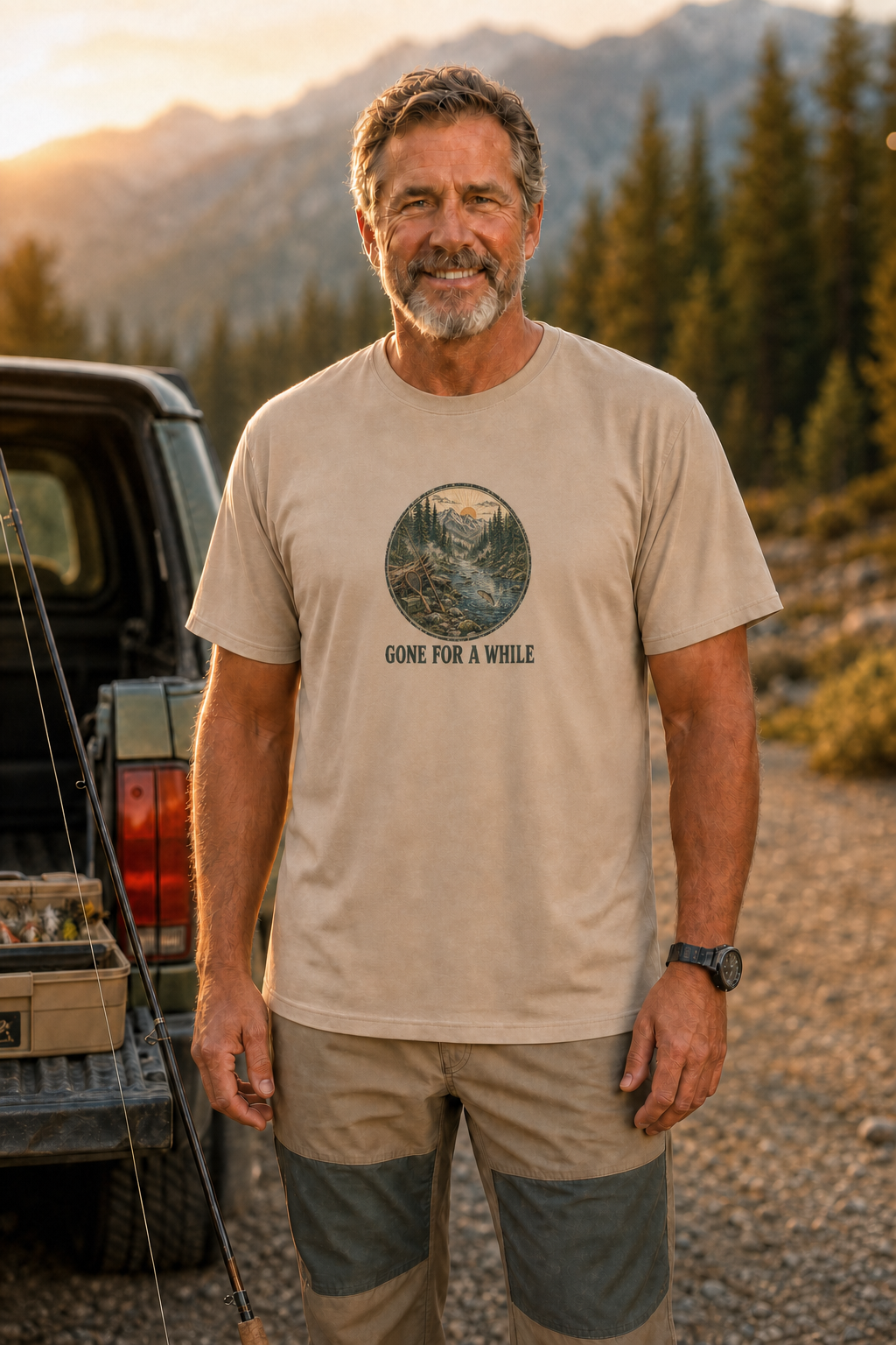 Vintage Outdoor Graphic T-Shirt