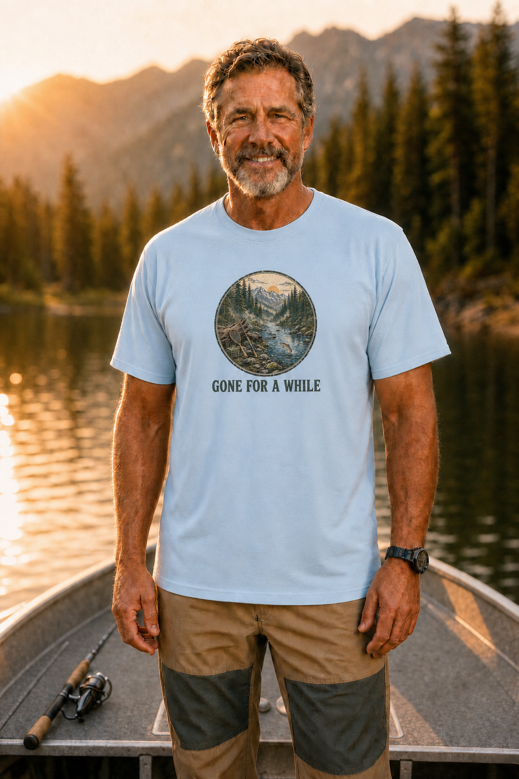 Vintage Outdoor Graphic T-Shirt
