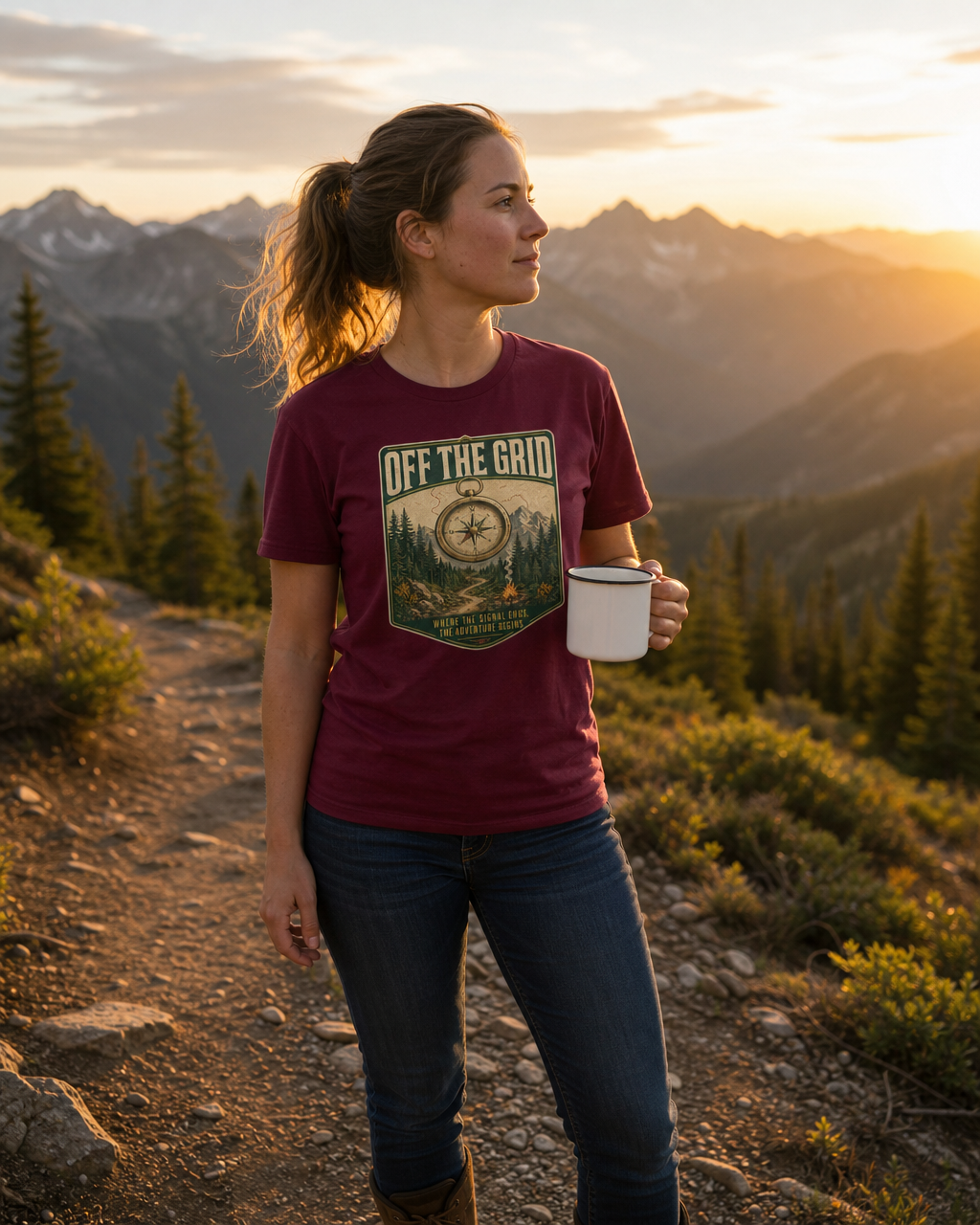 Camping T-Shirt | Off the Grid Outdoor Graphic Tee