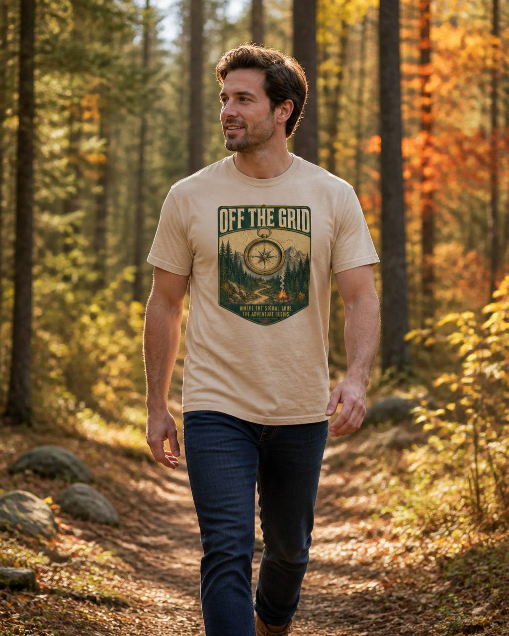 Camping T-Shirt | Off the Grid Outdoor Graphic Tee